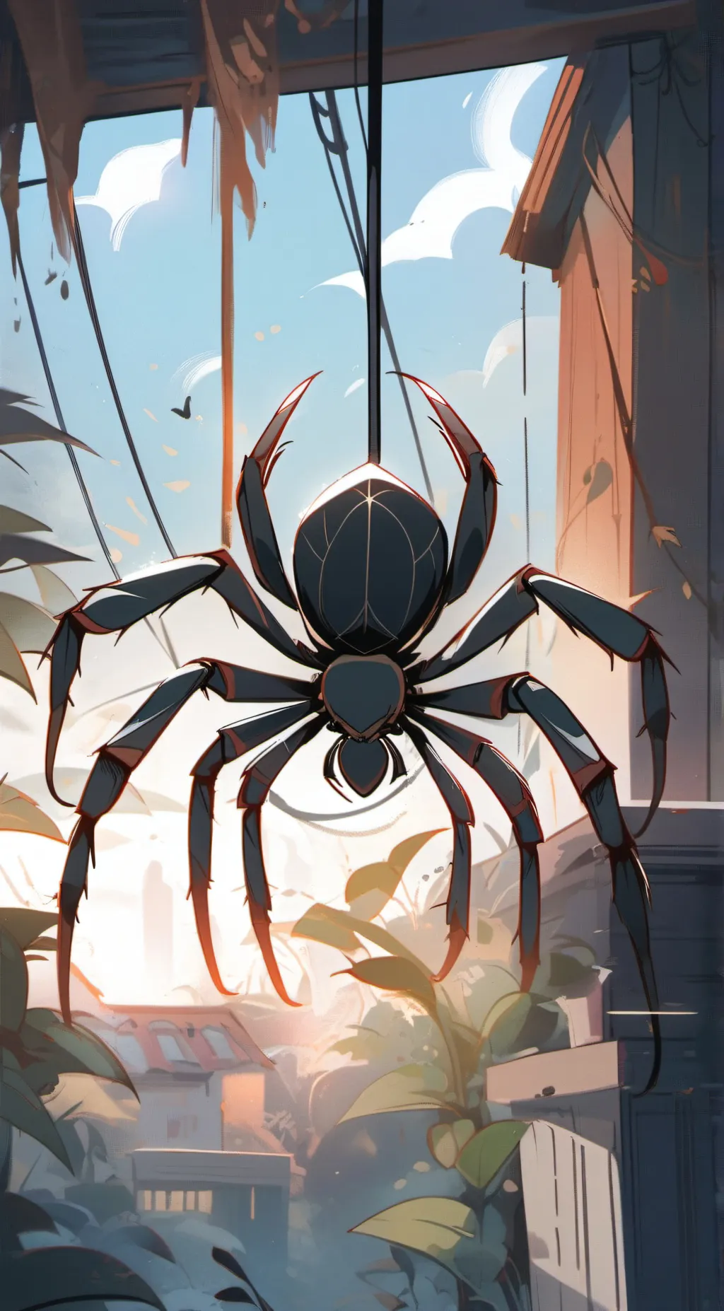 ai character: the spider background