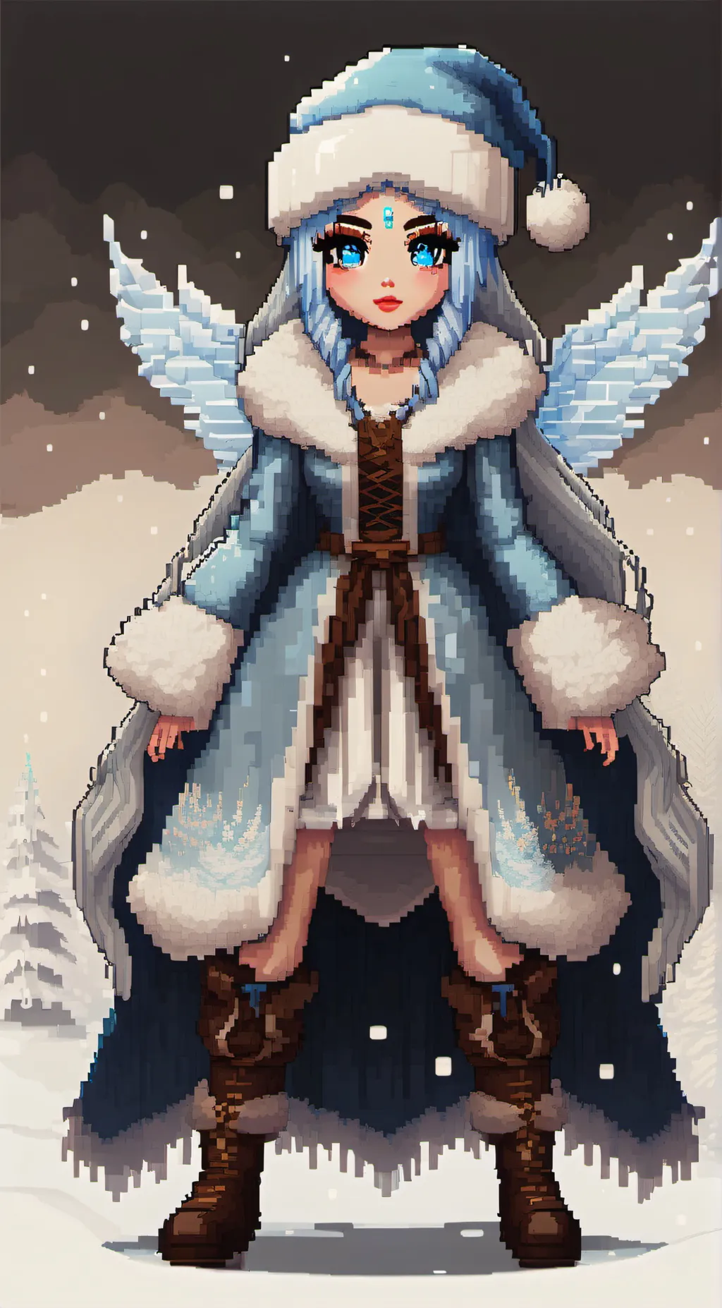 ai character: Luna background