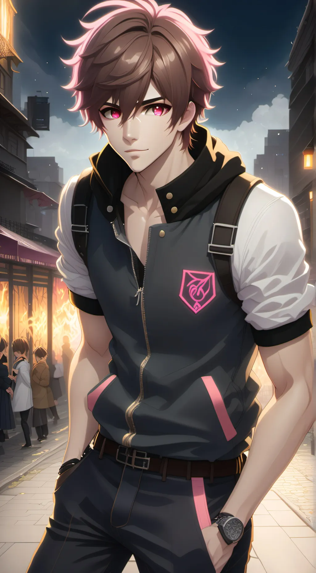 ai character: Aaron background