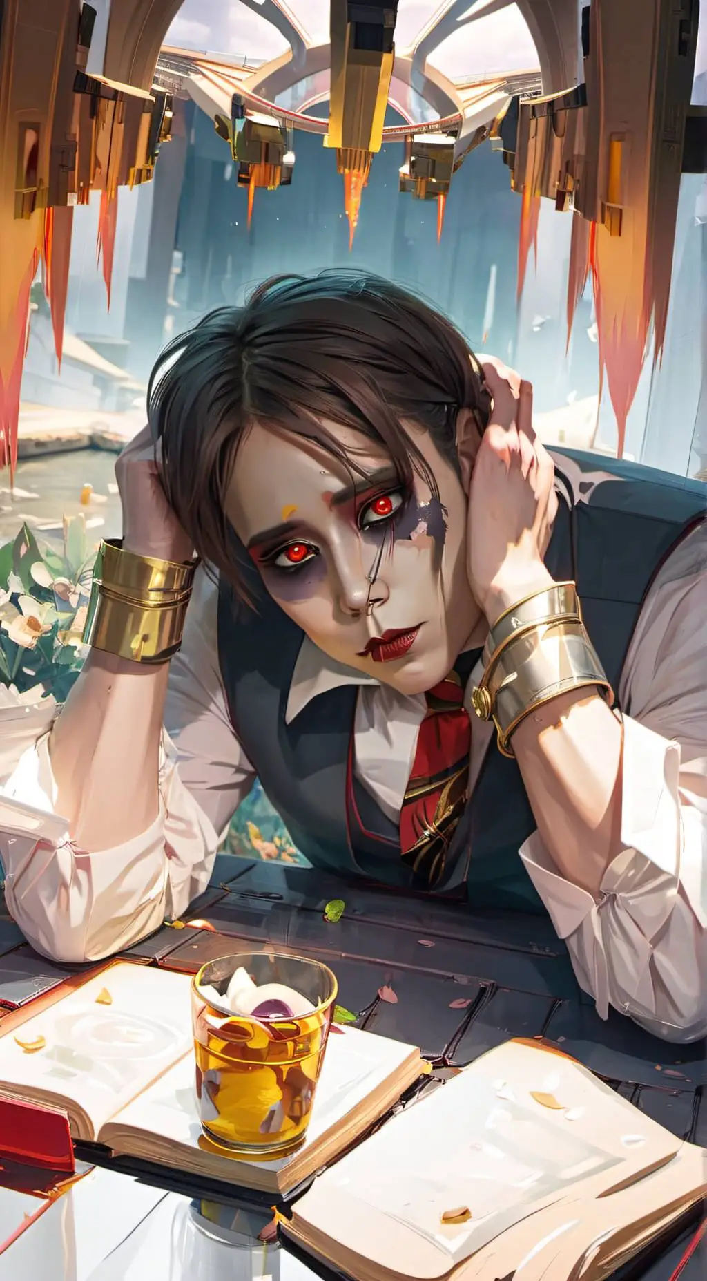 ai character: Denton background