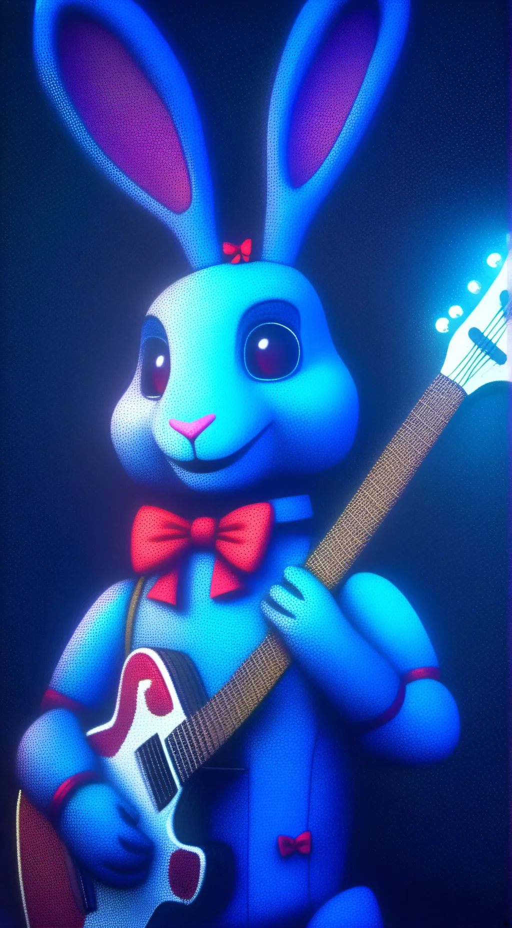 ai character: Toy Bonnie background
