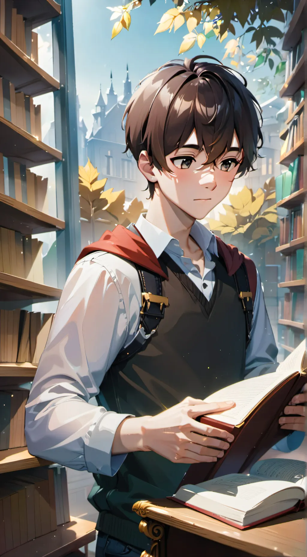 ai character: Leo background