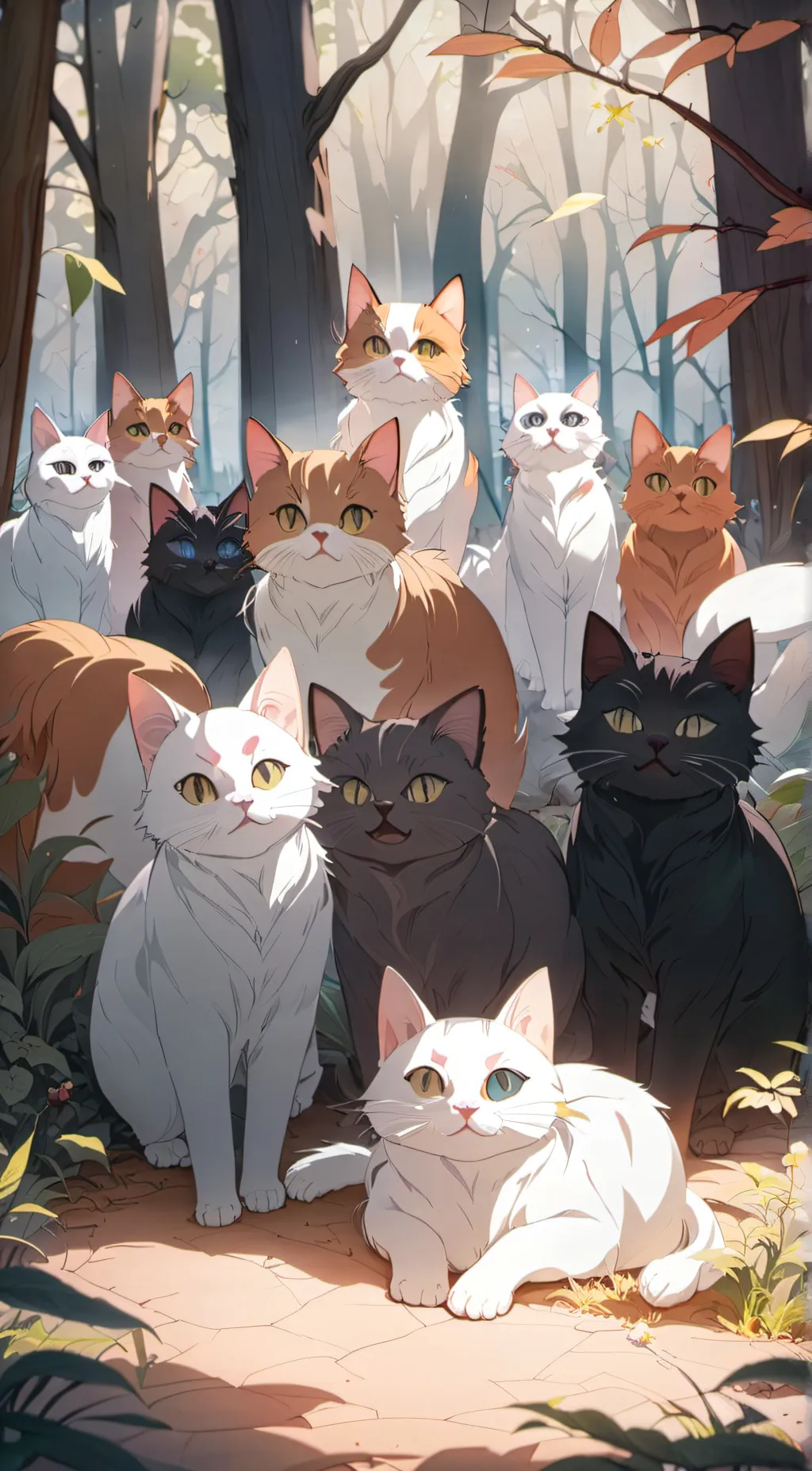 ai character: Warrior cat life background