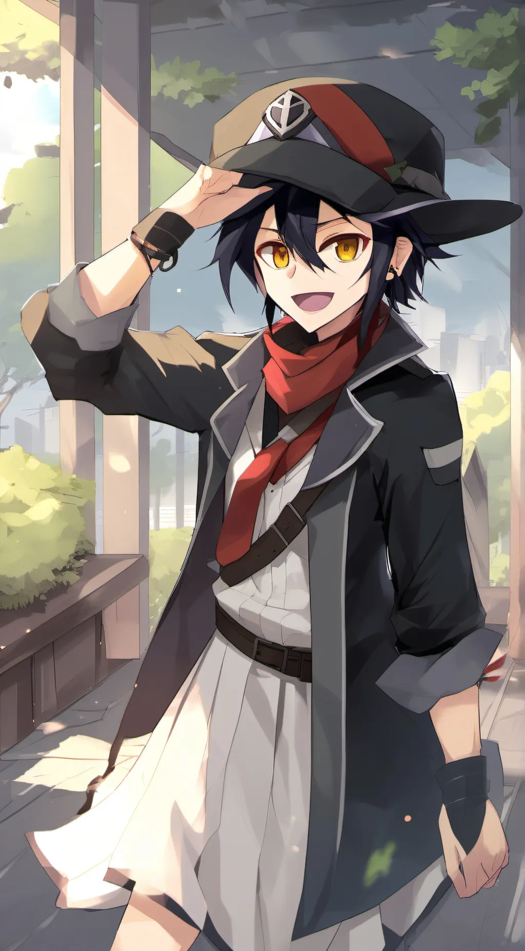 ai character: yuu  background