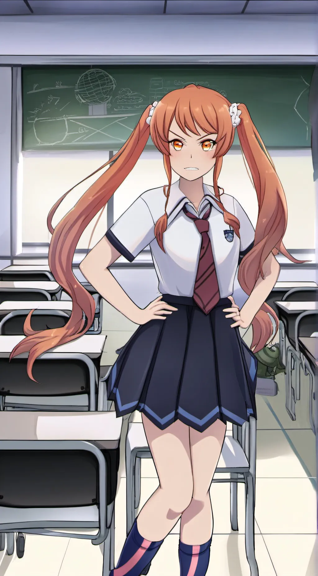 ai character: Osana najimi  background