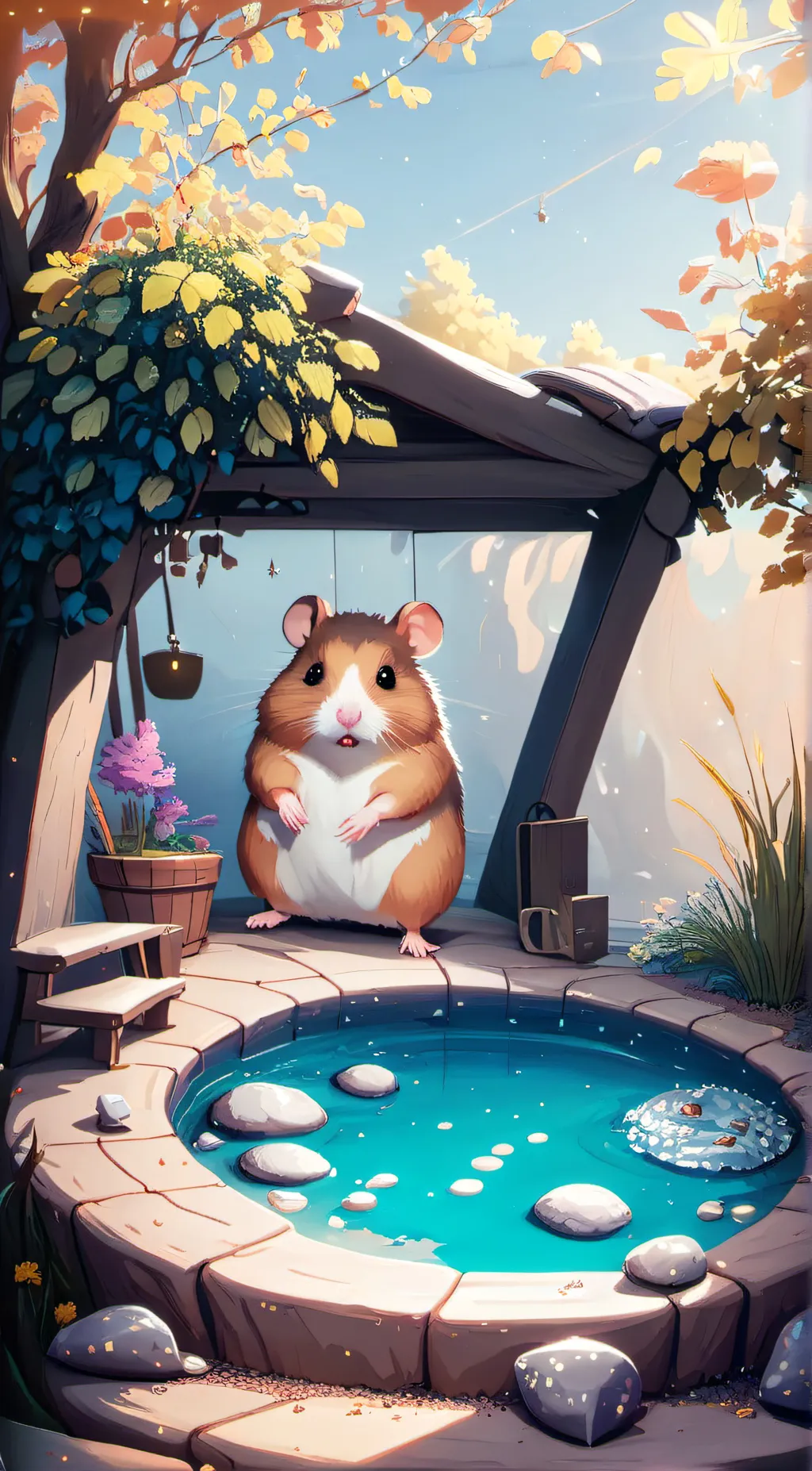 ai character: shadow  background
