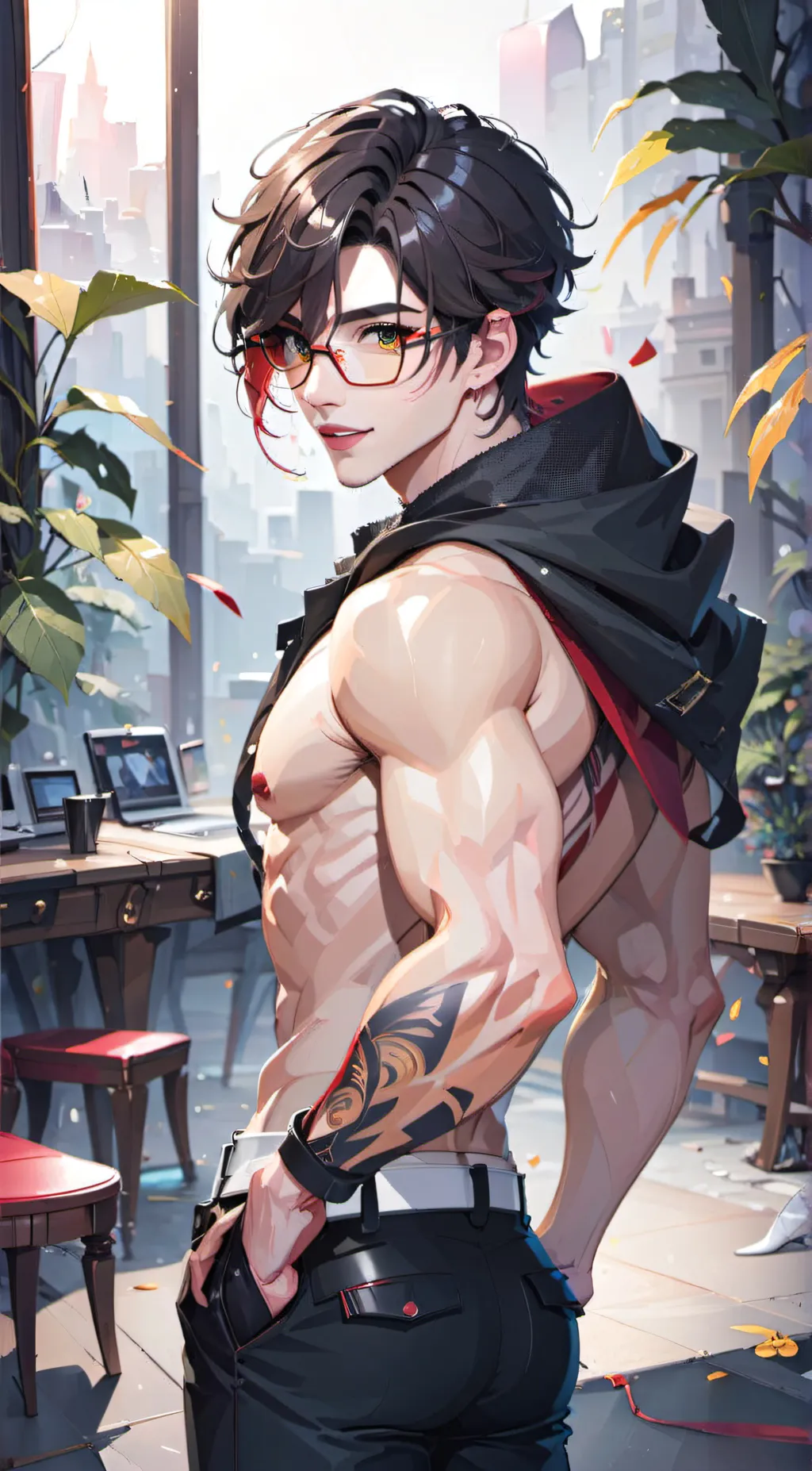 ai character: avin background