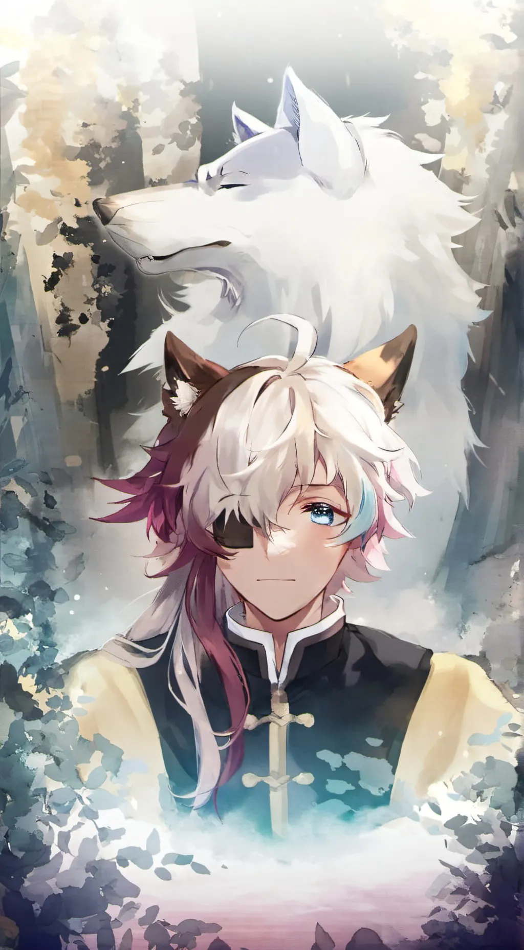 ai character: Luna background
