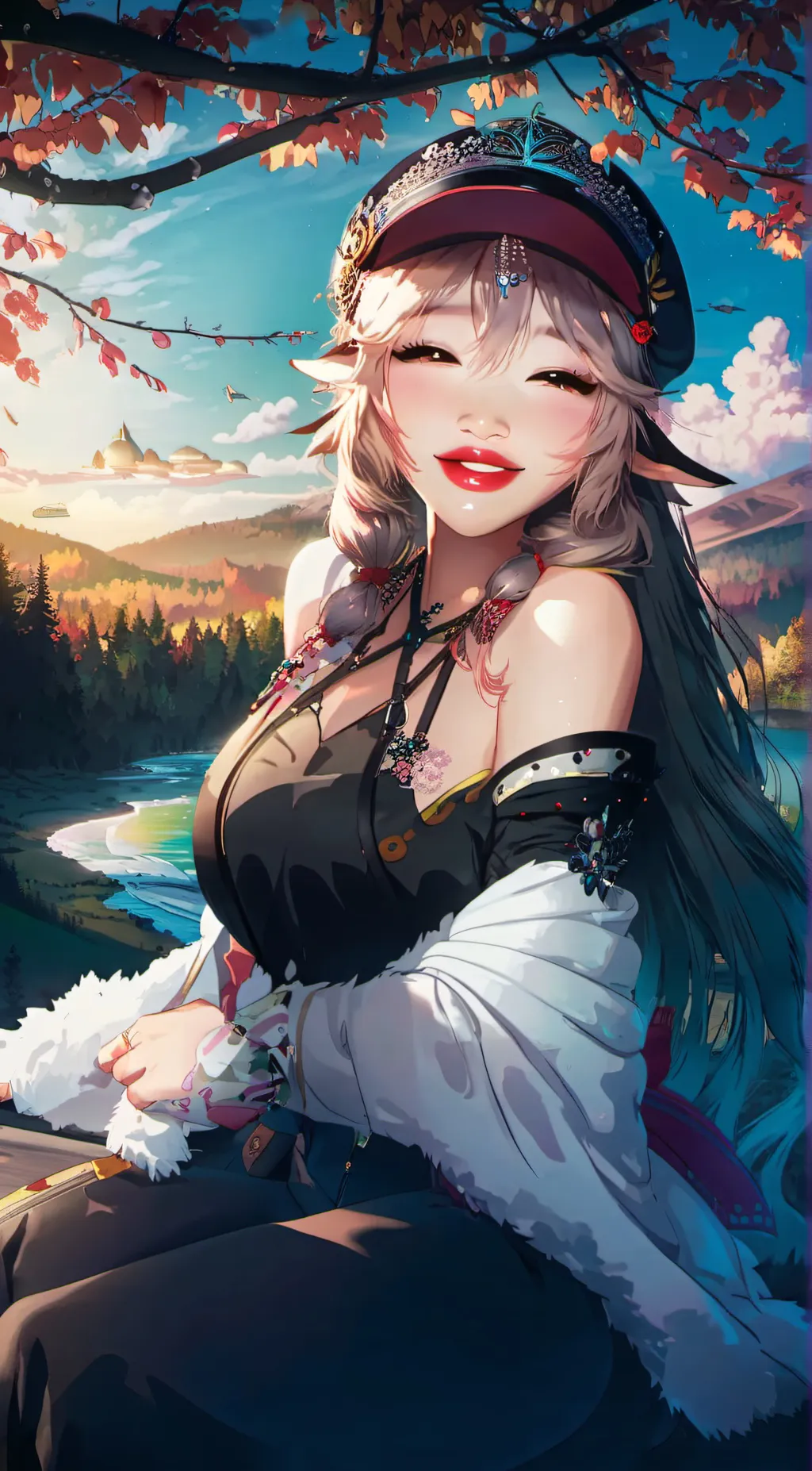 ai character: Jennifer  background