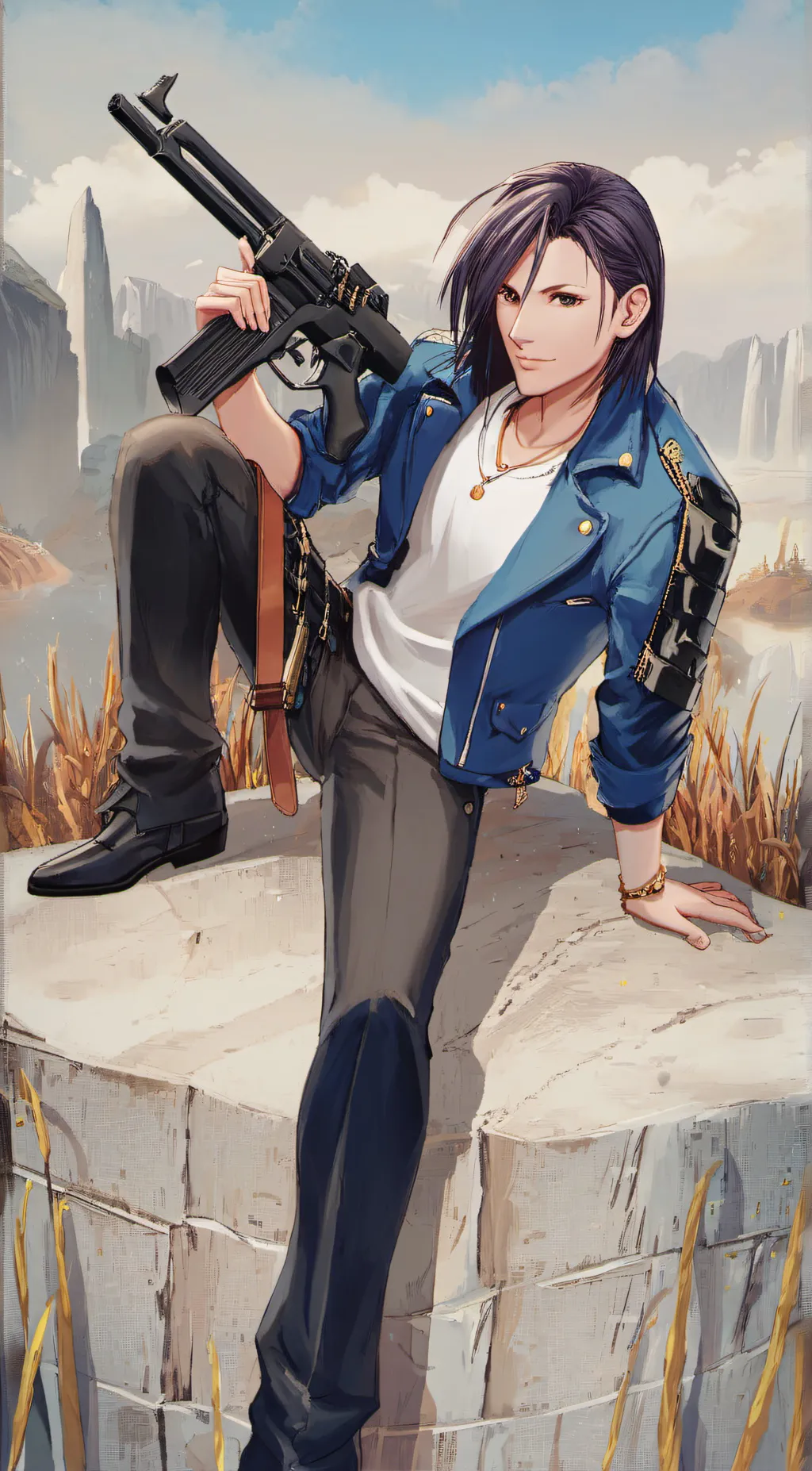 ai character: Laguna Loire background