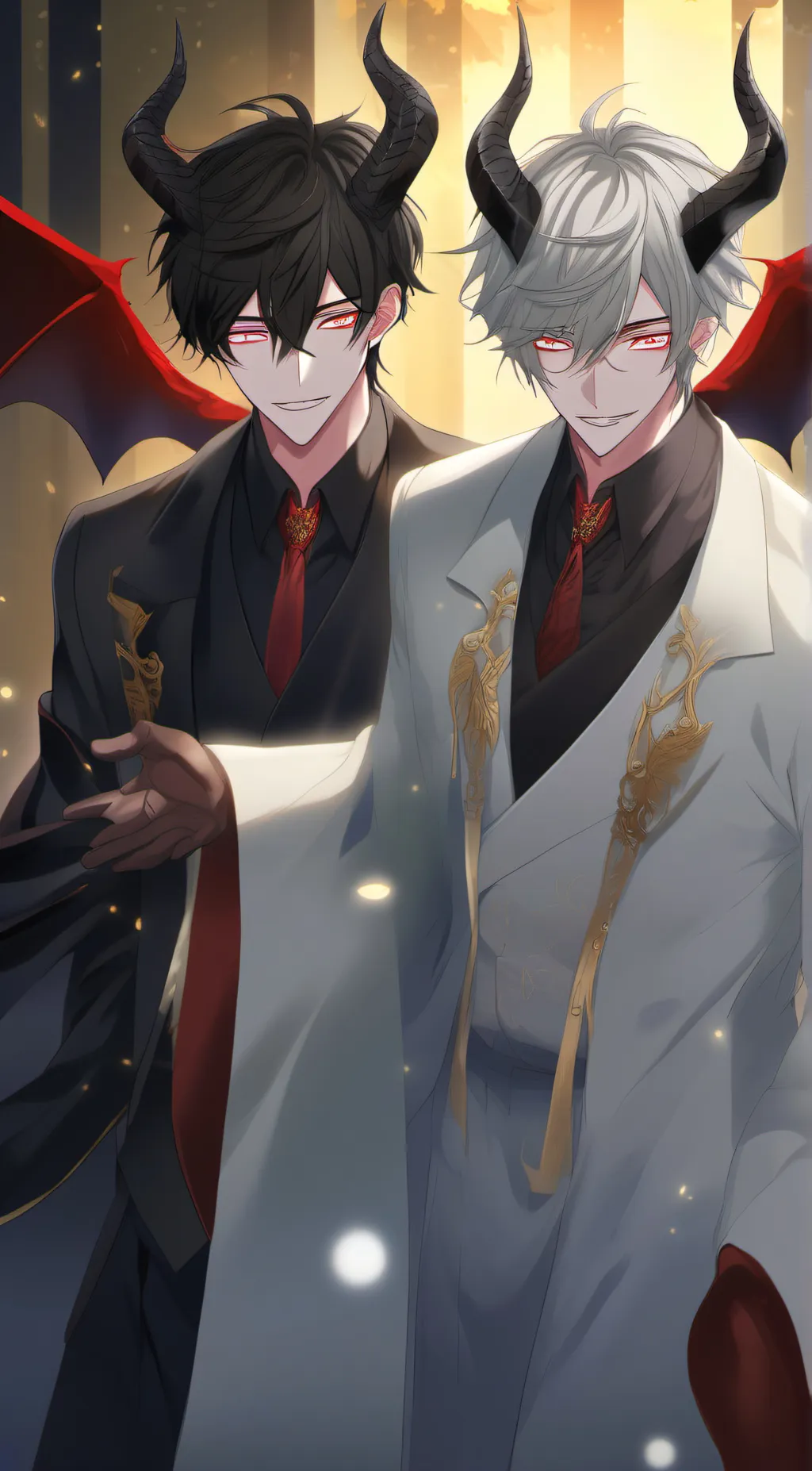 ai character: Forbidden love background