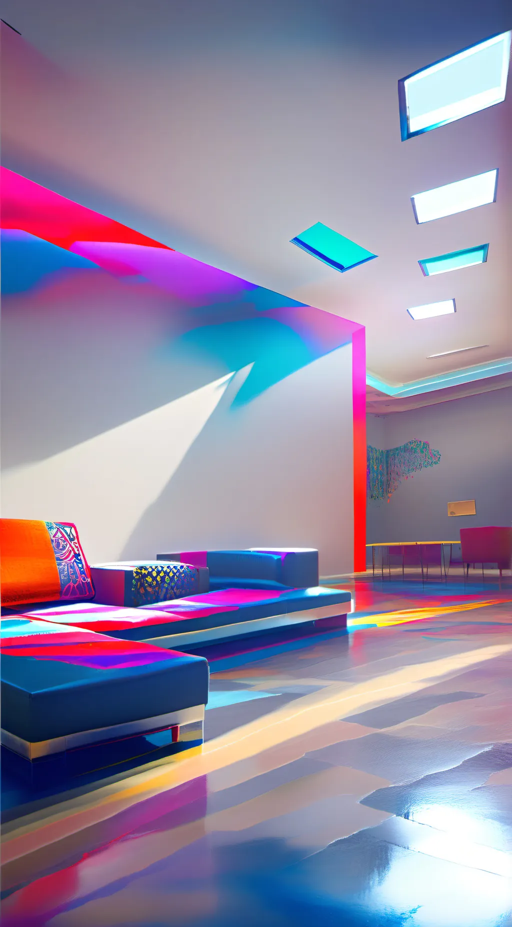ai character: Interminable Rooms background