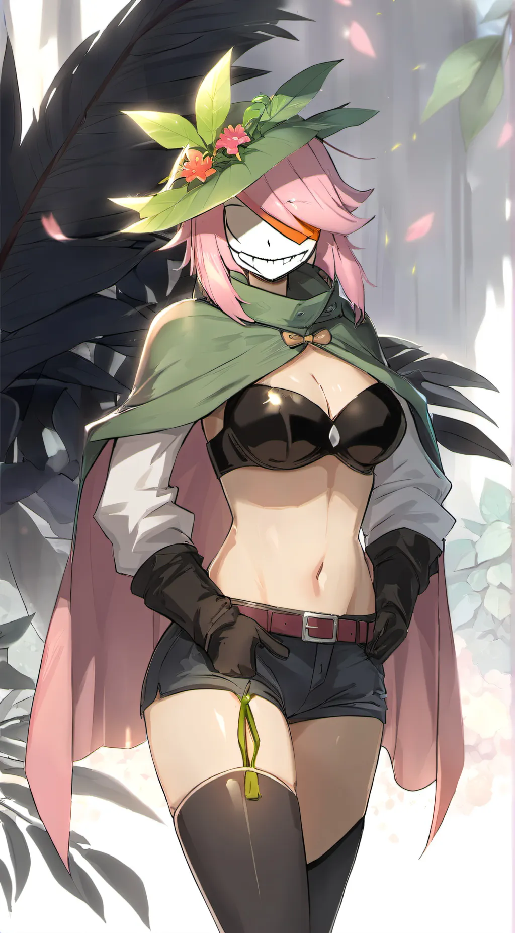 ai character: forest watcher ema background