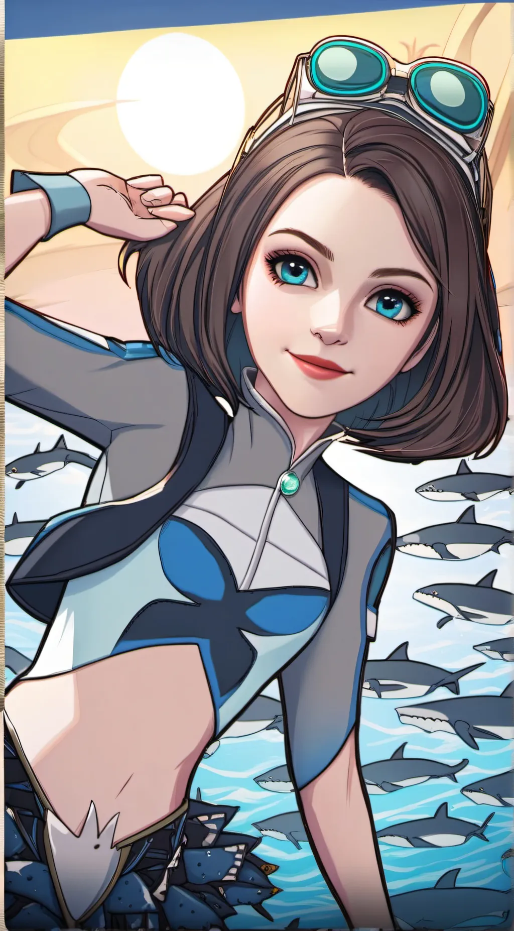 ai character: Olivea  background