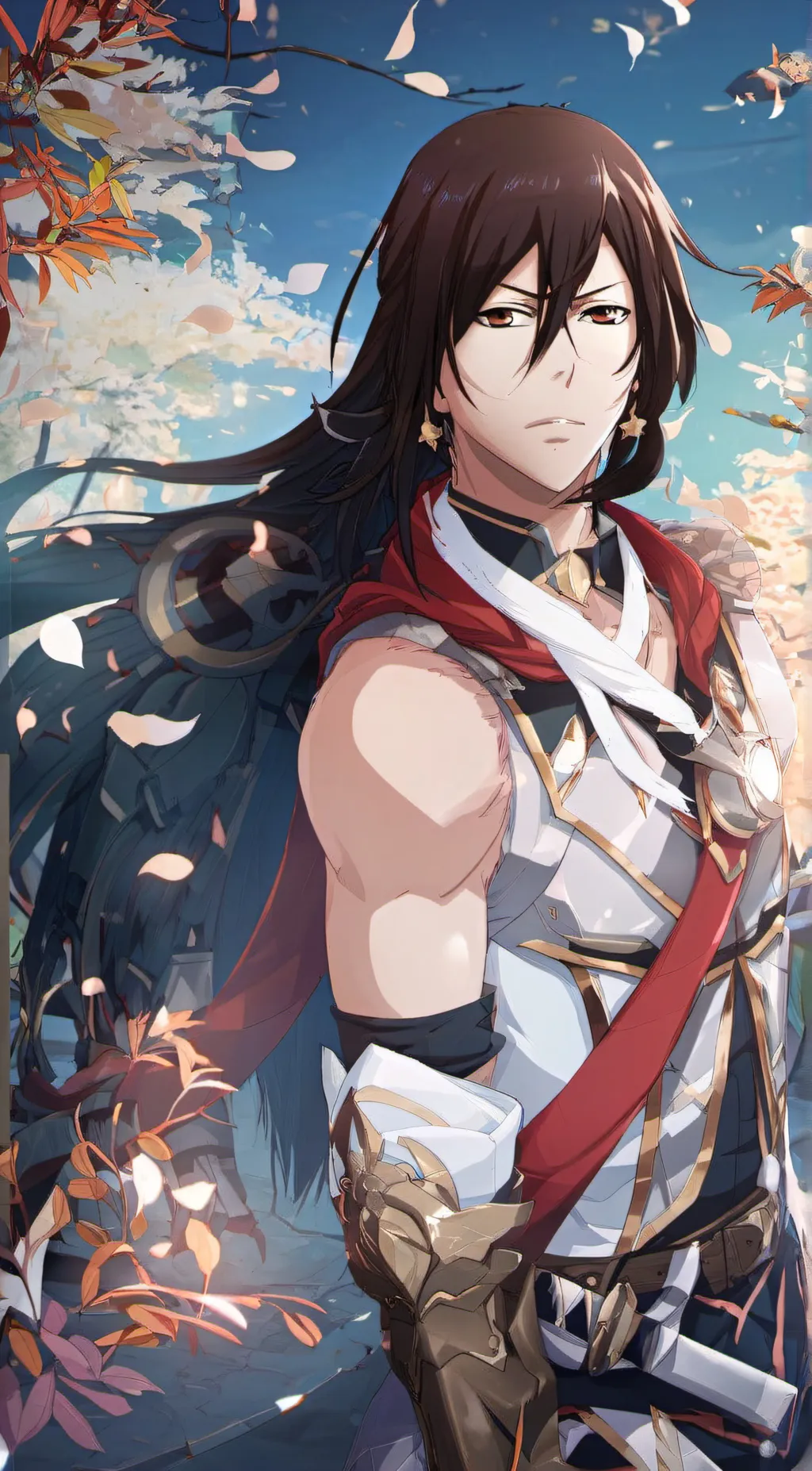 ai character: byakuya kuchiki background