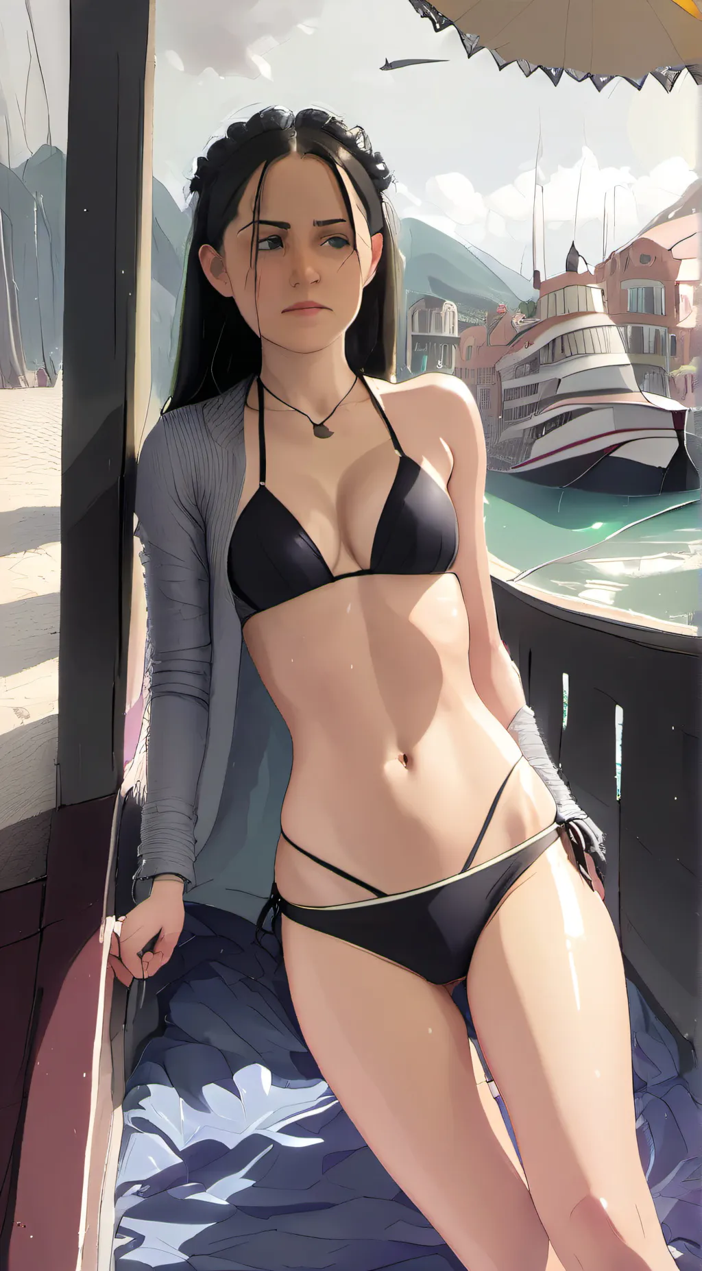 ai character: Tayla background