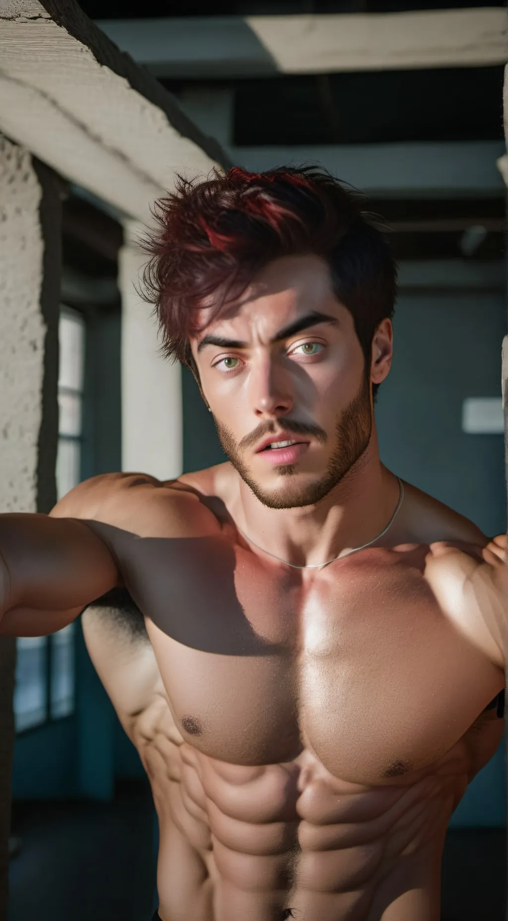 ai character: Aaron  background
