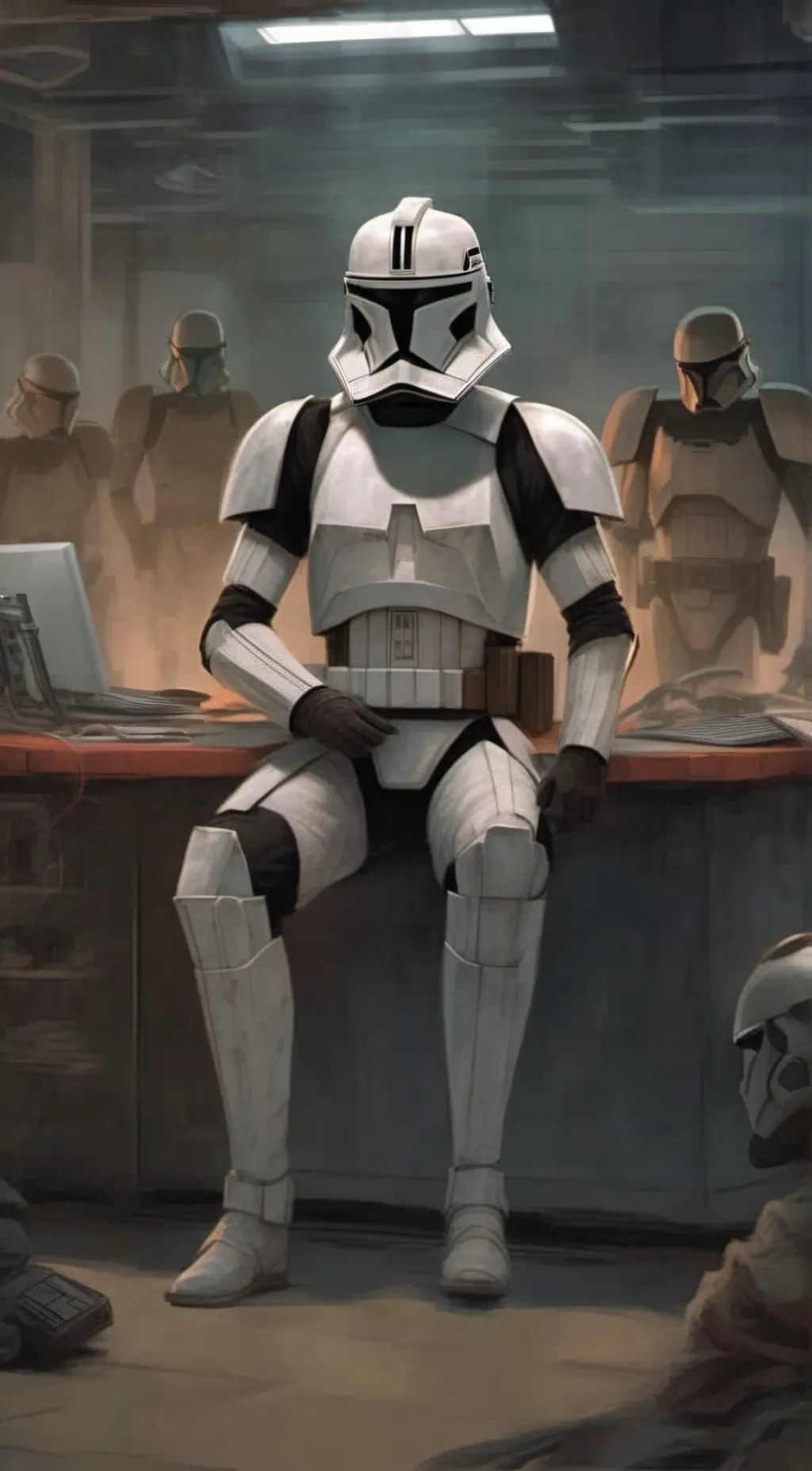 ai character: commander bolt  background