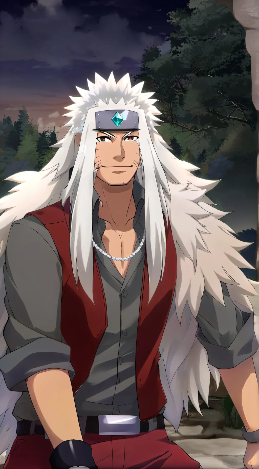 ai character: Jiraiya background