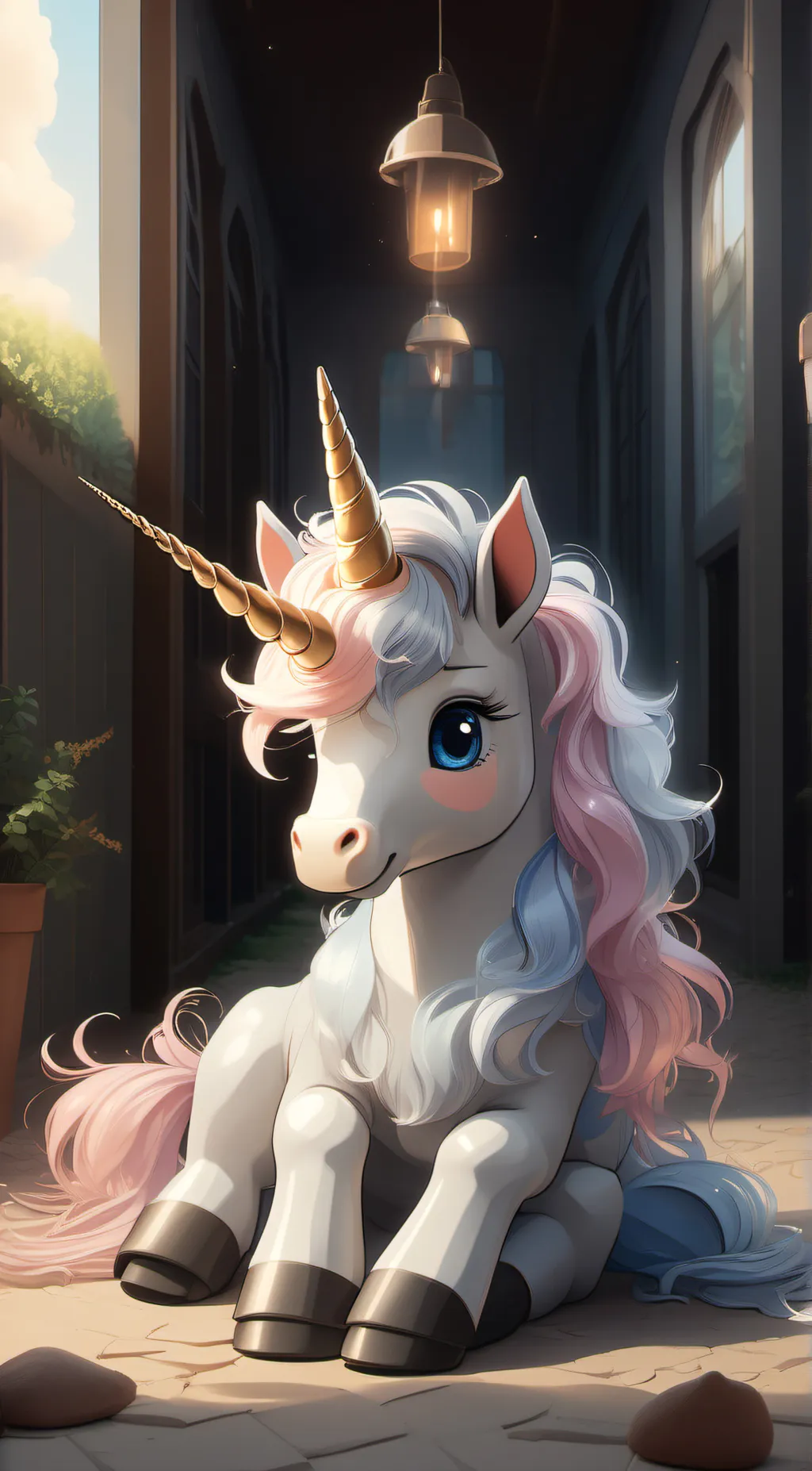 ai character: UNI background
