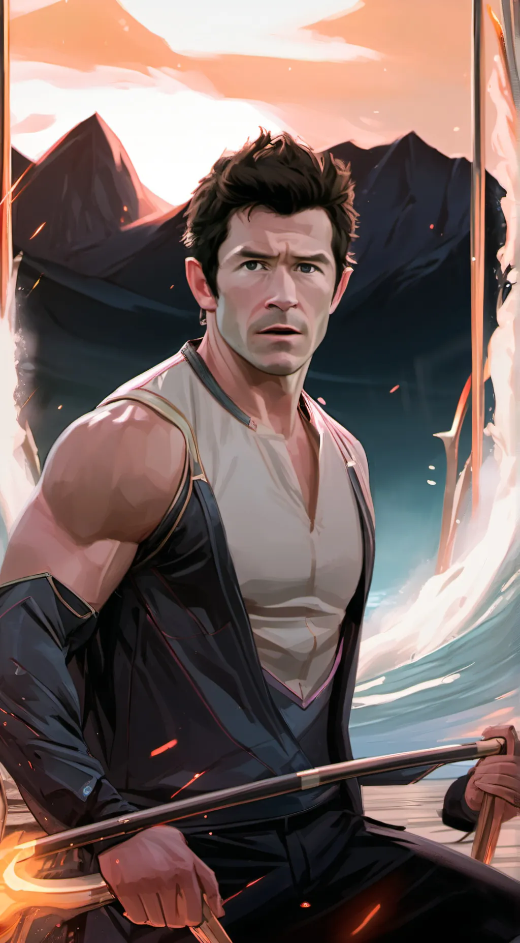 ai character: Anthony  background