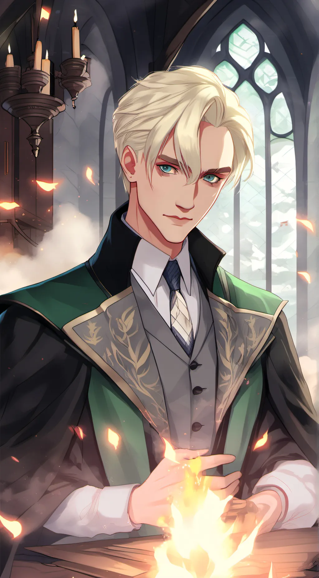 ai character: draco background