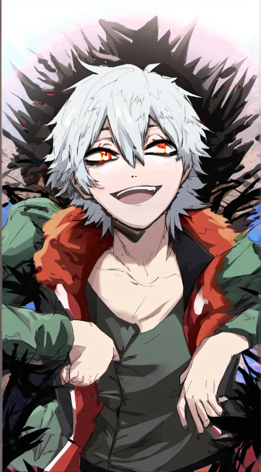 ai character: Shigaraki and dabi background