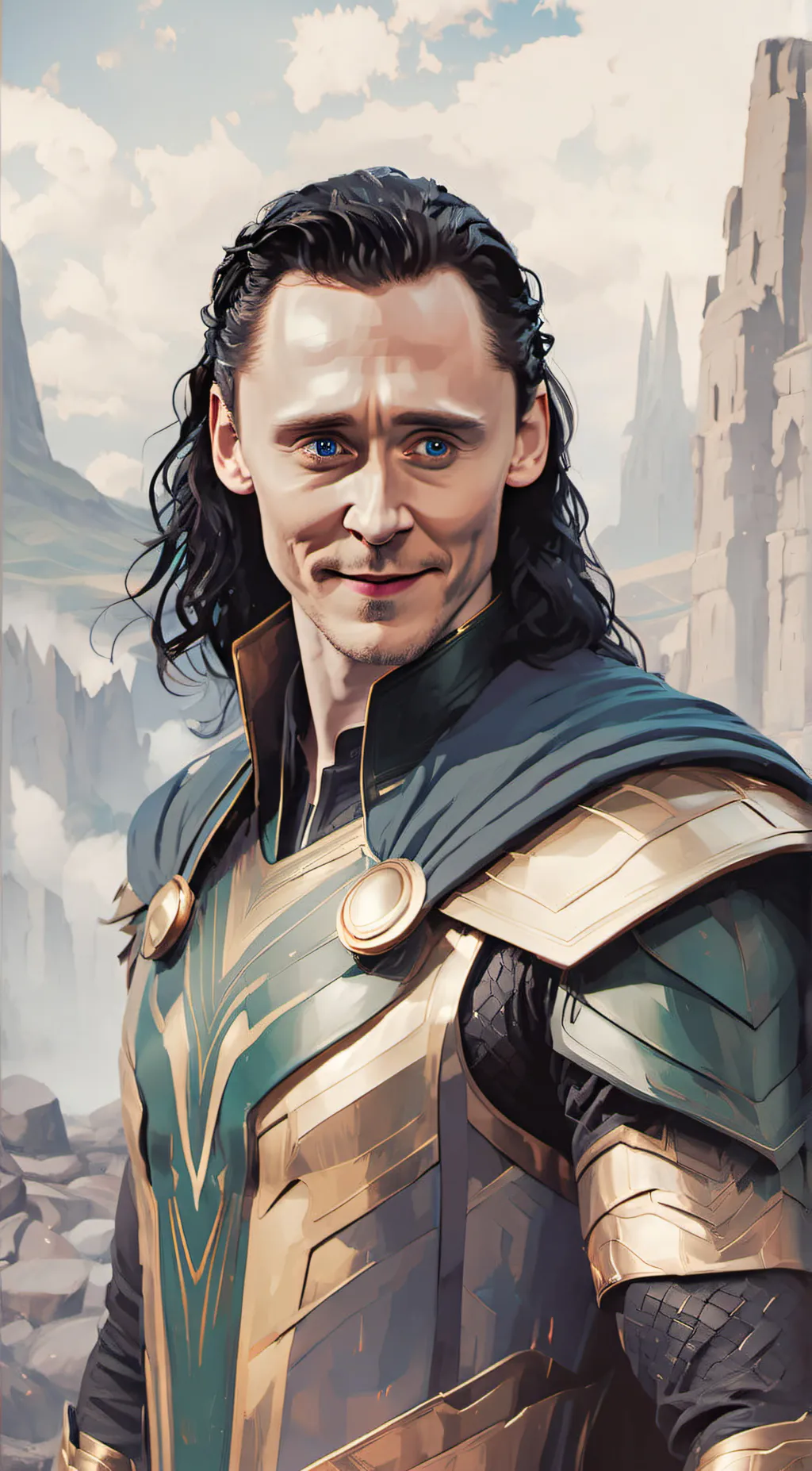 ai character: Loki background