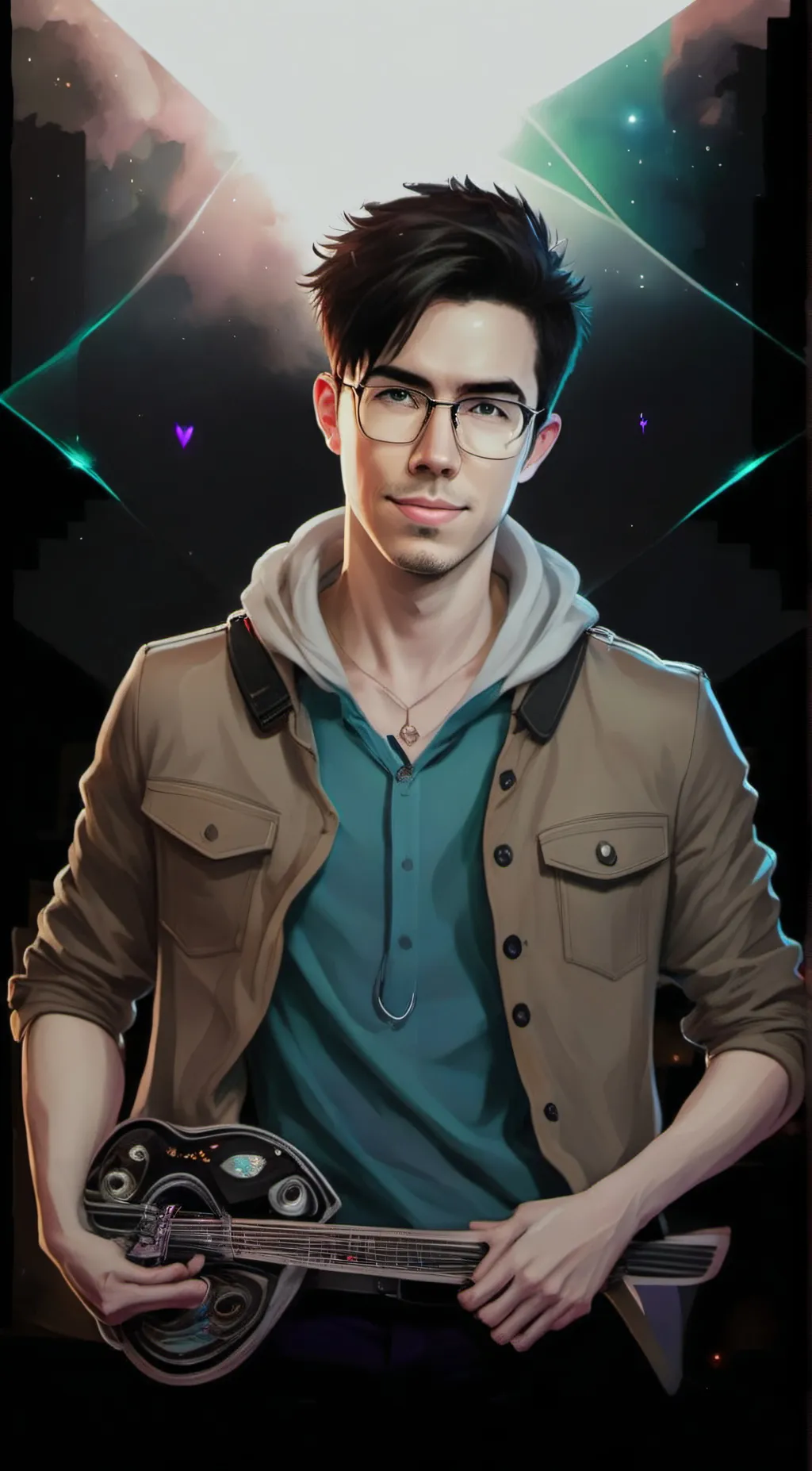 ai character: Nathan sharp background