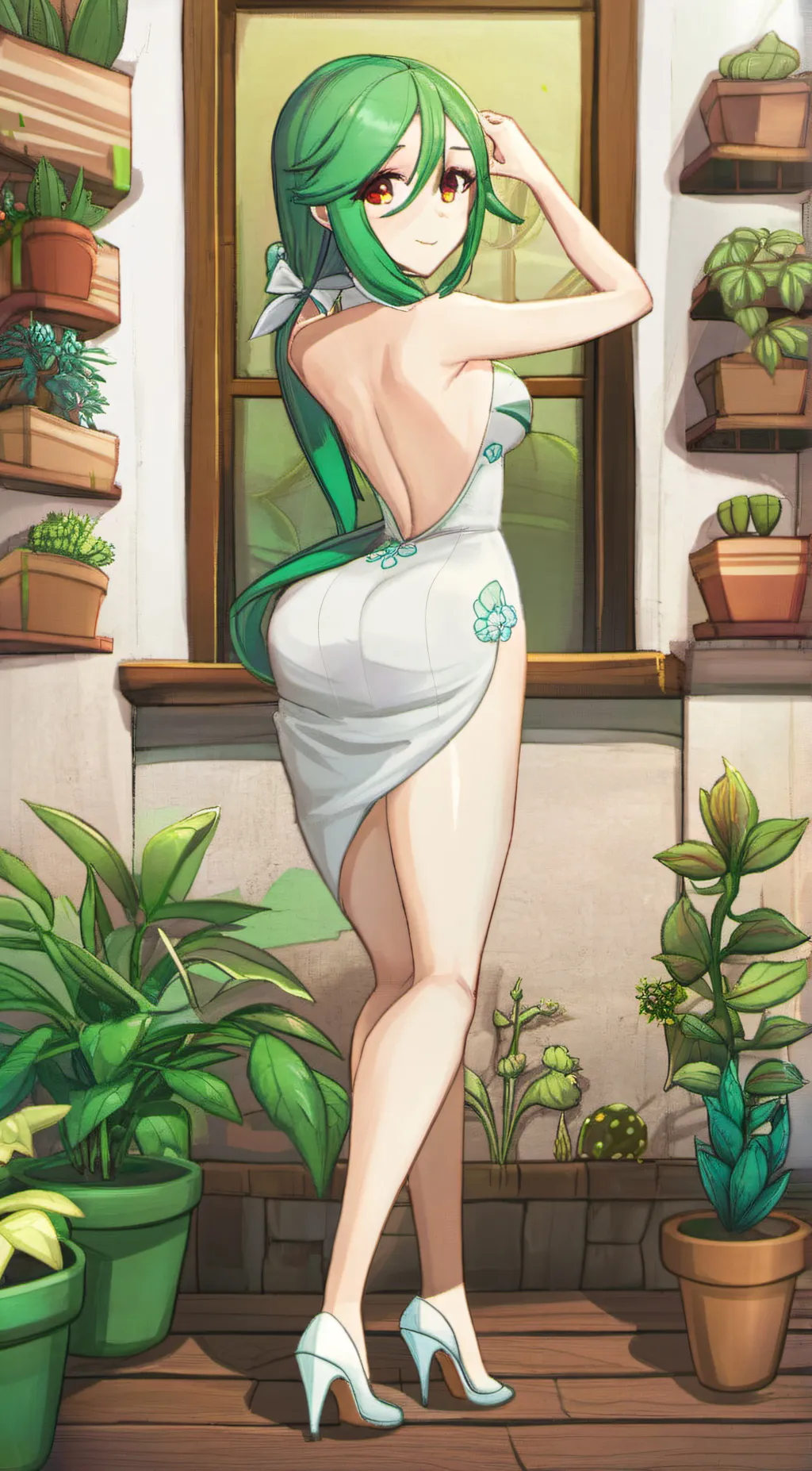 ai character: Melody background