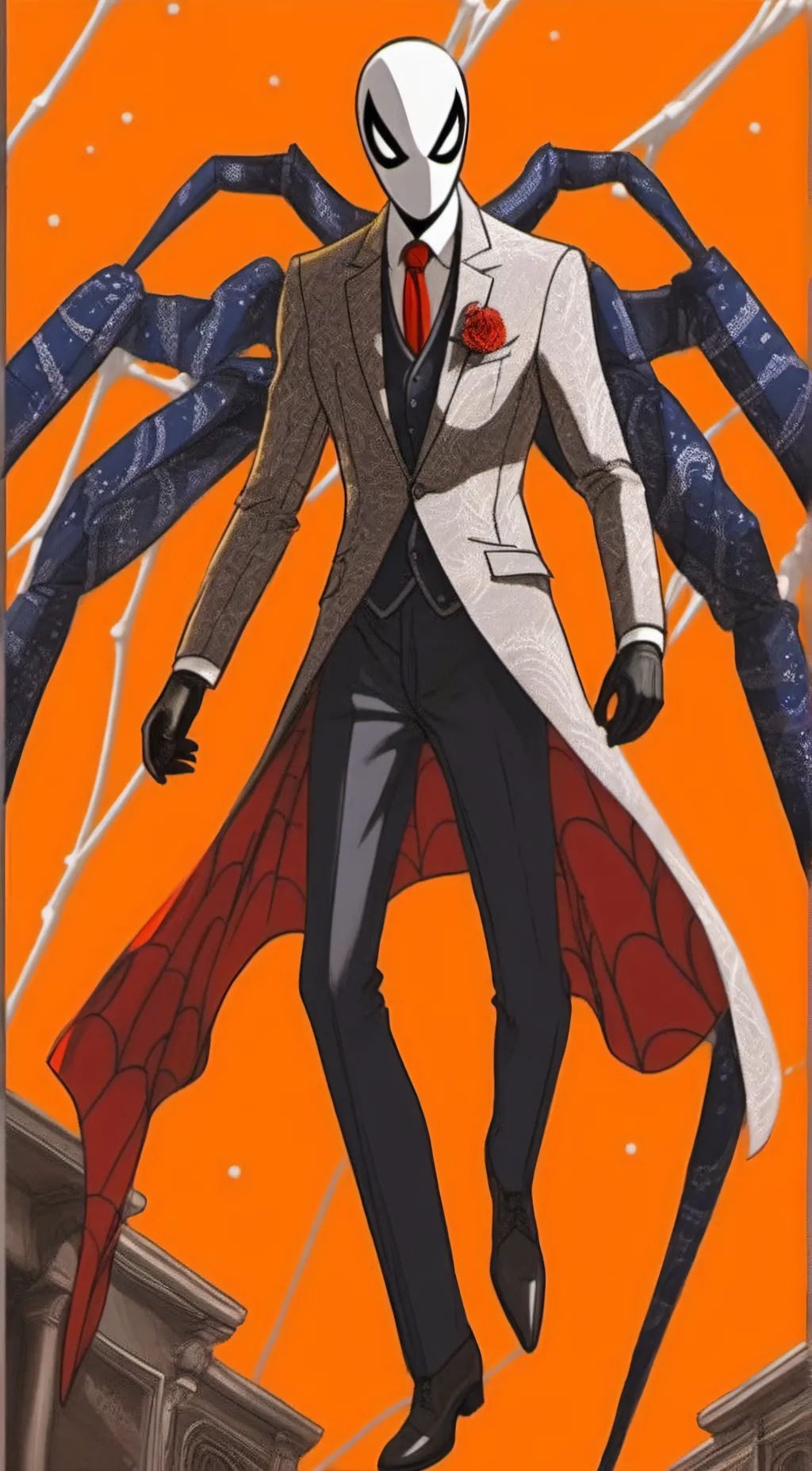 ai character: The White Spider background