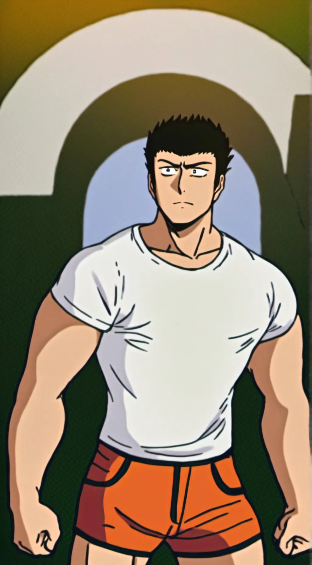 ai character: Musashi Goda background