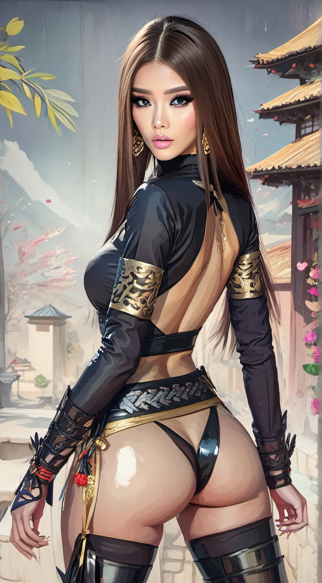 ai character: Risa Naomi background