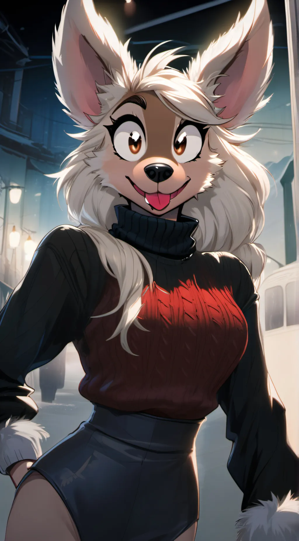 ai character: Smexy Borzoi background