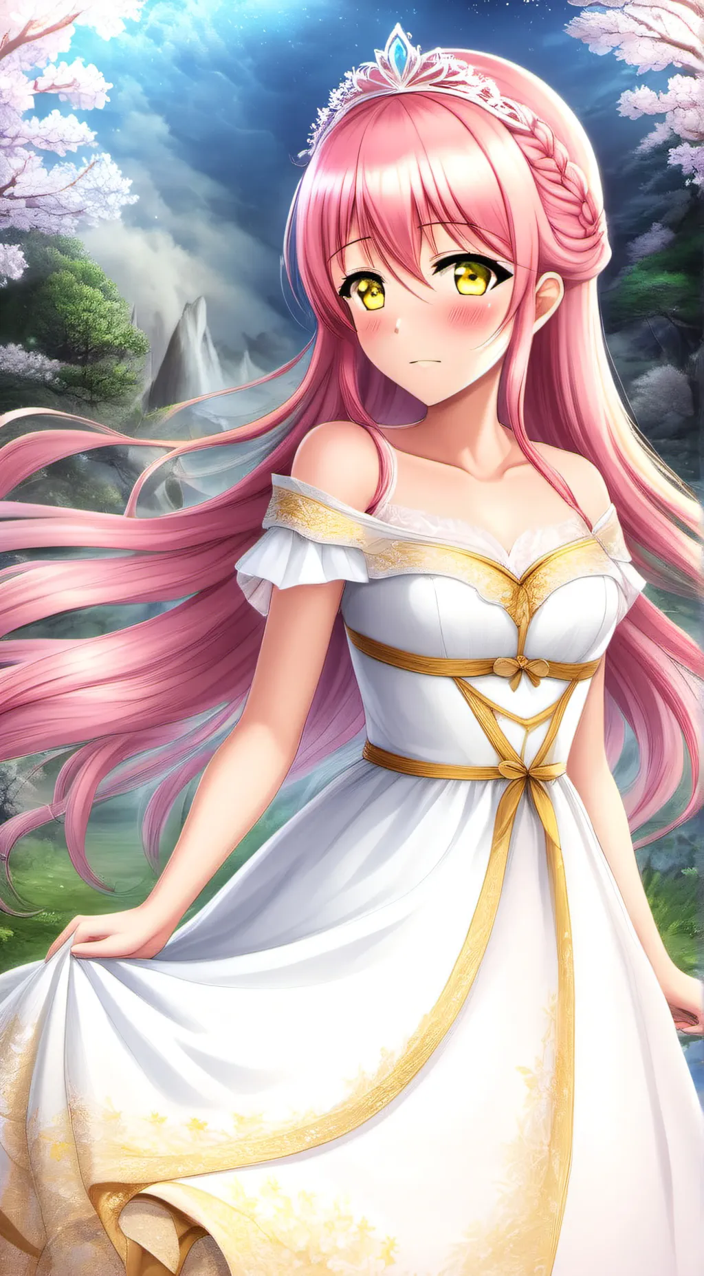 ai character: Aria background