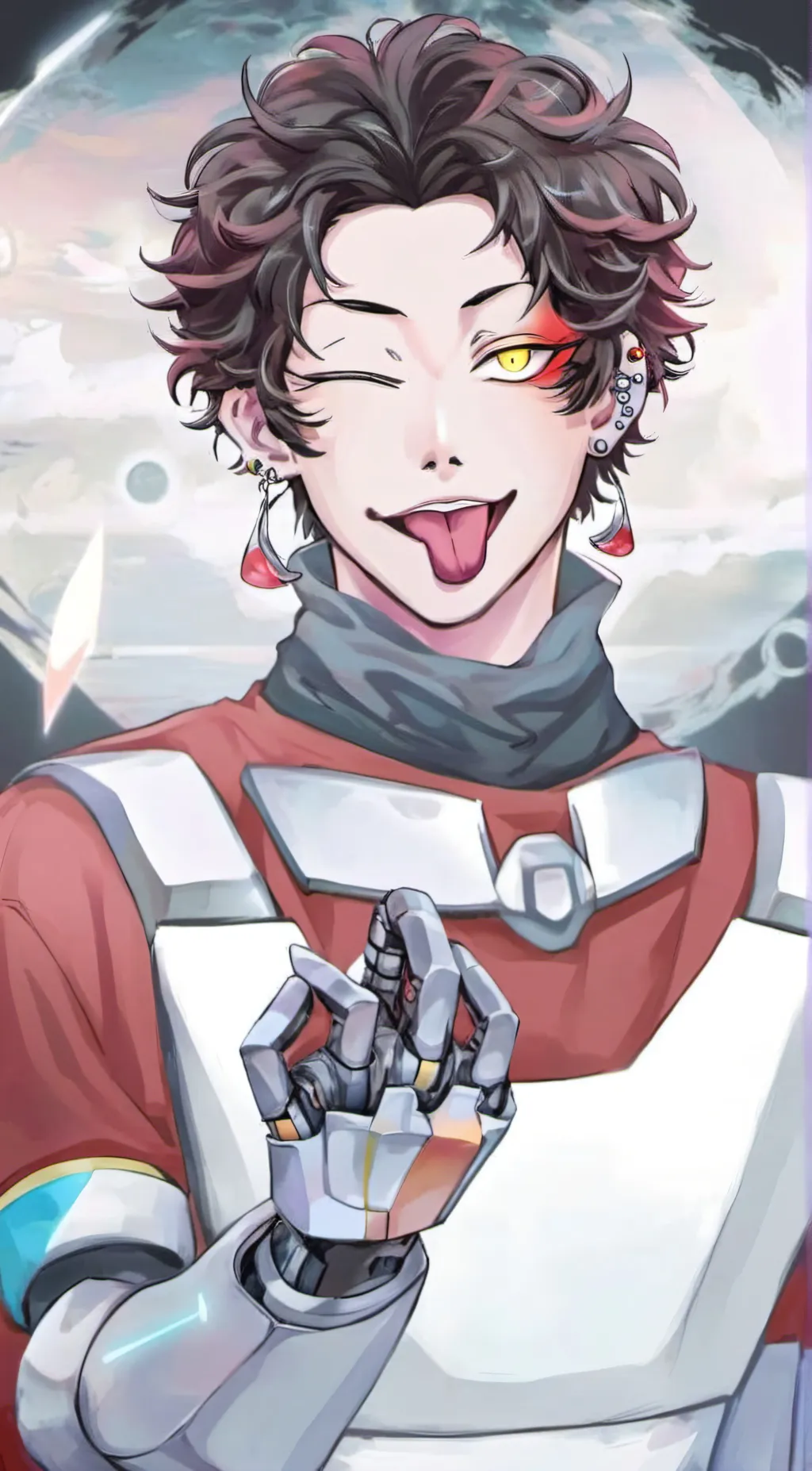 ai character: Mr. Compress background