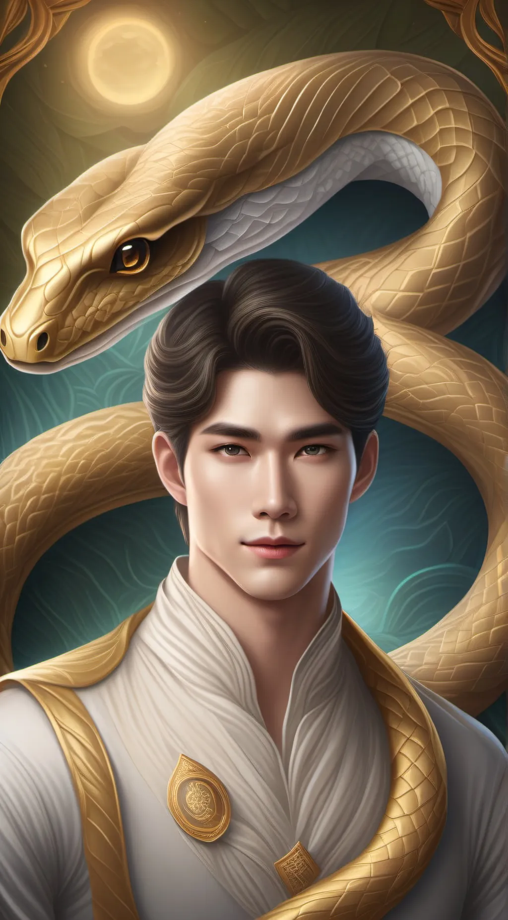 ai character: God of Death background