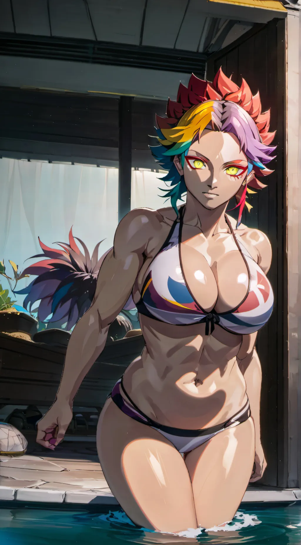 ai character: Aurora background