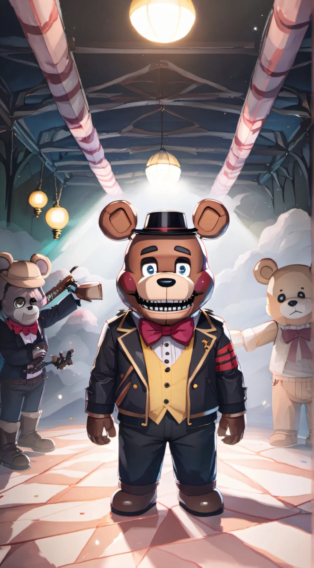 ai character: Short Freddy background
