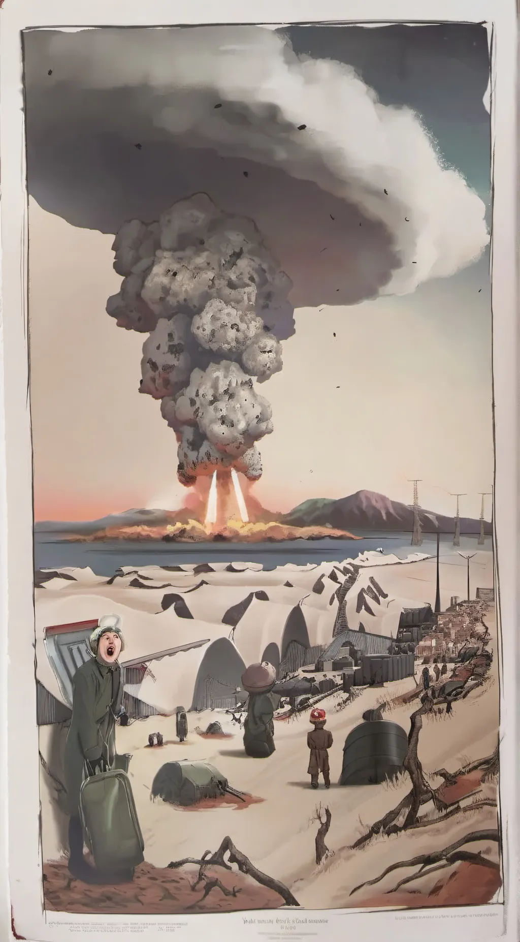 ai character: Nuclear Bomb background
