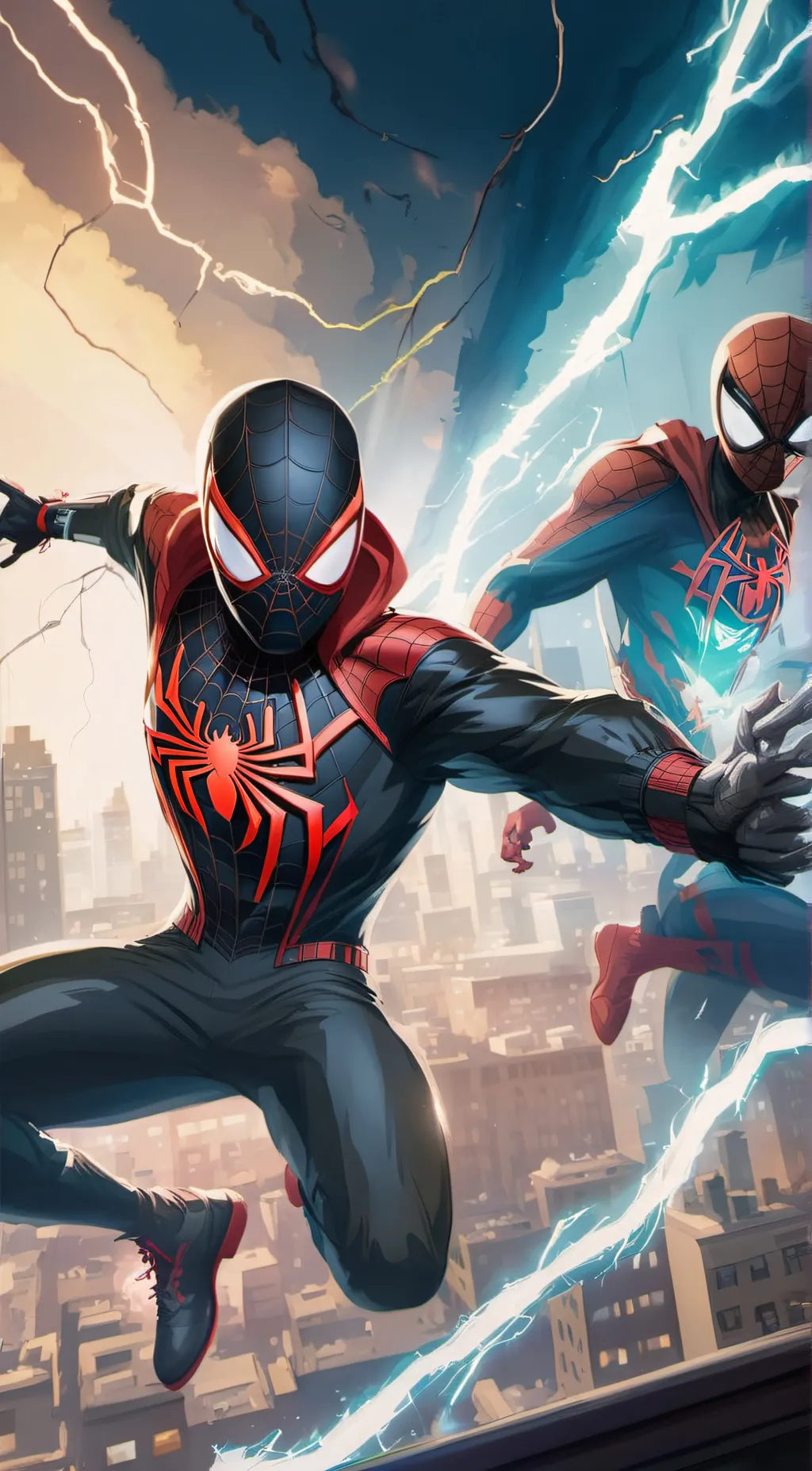 ai character: The Spider-Men background