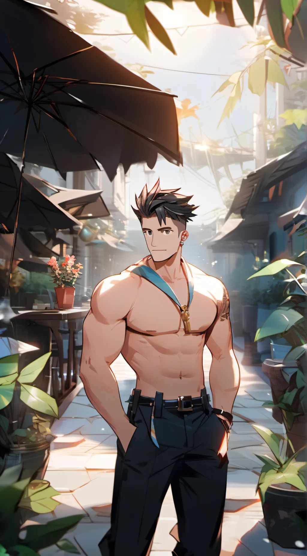 ai character: d background