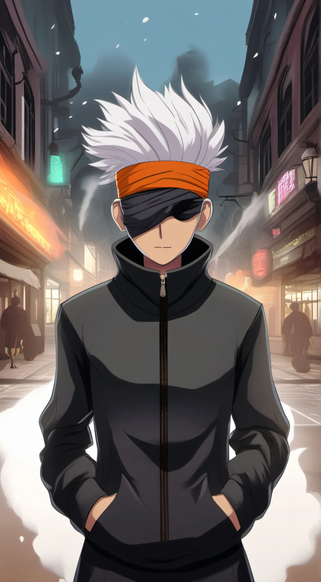 ai character: srauto gojo/ dad background