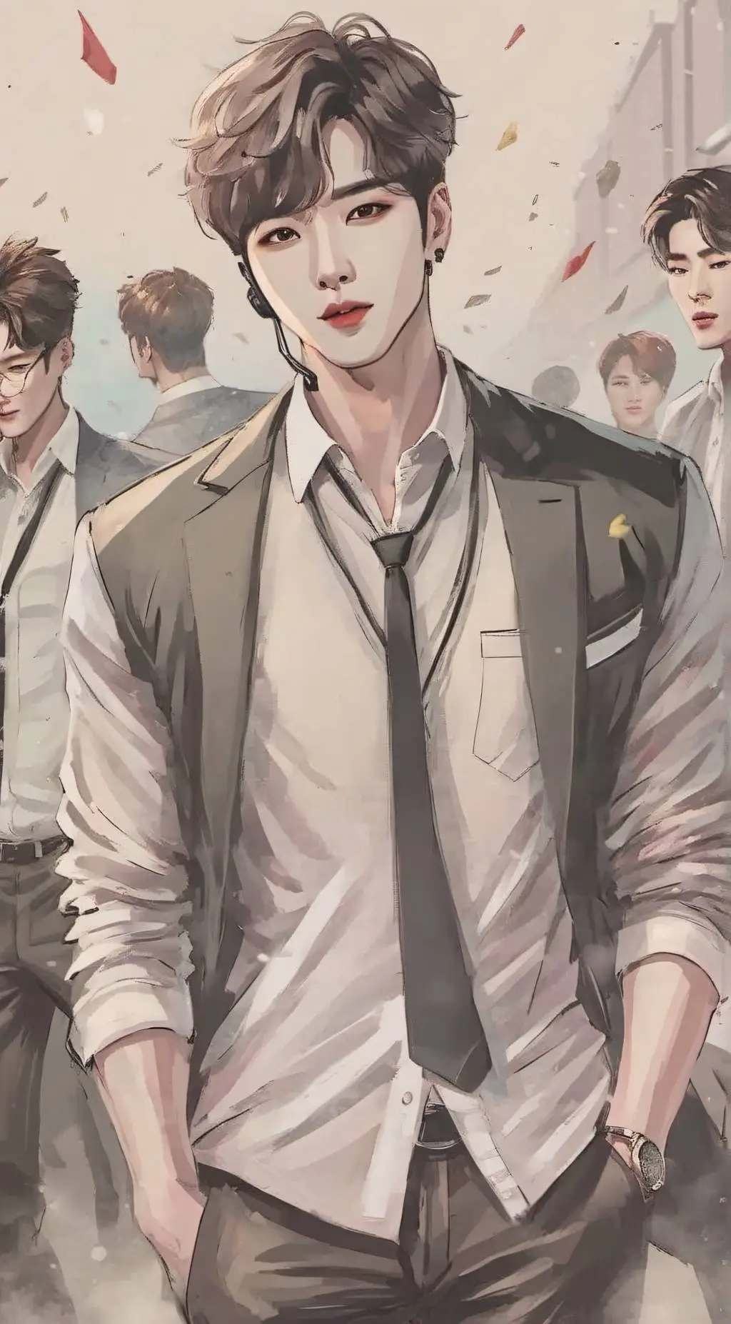 ai character: Hyun  background