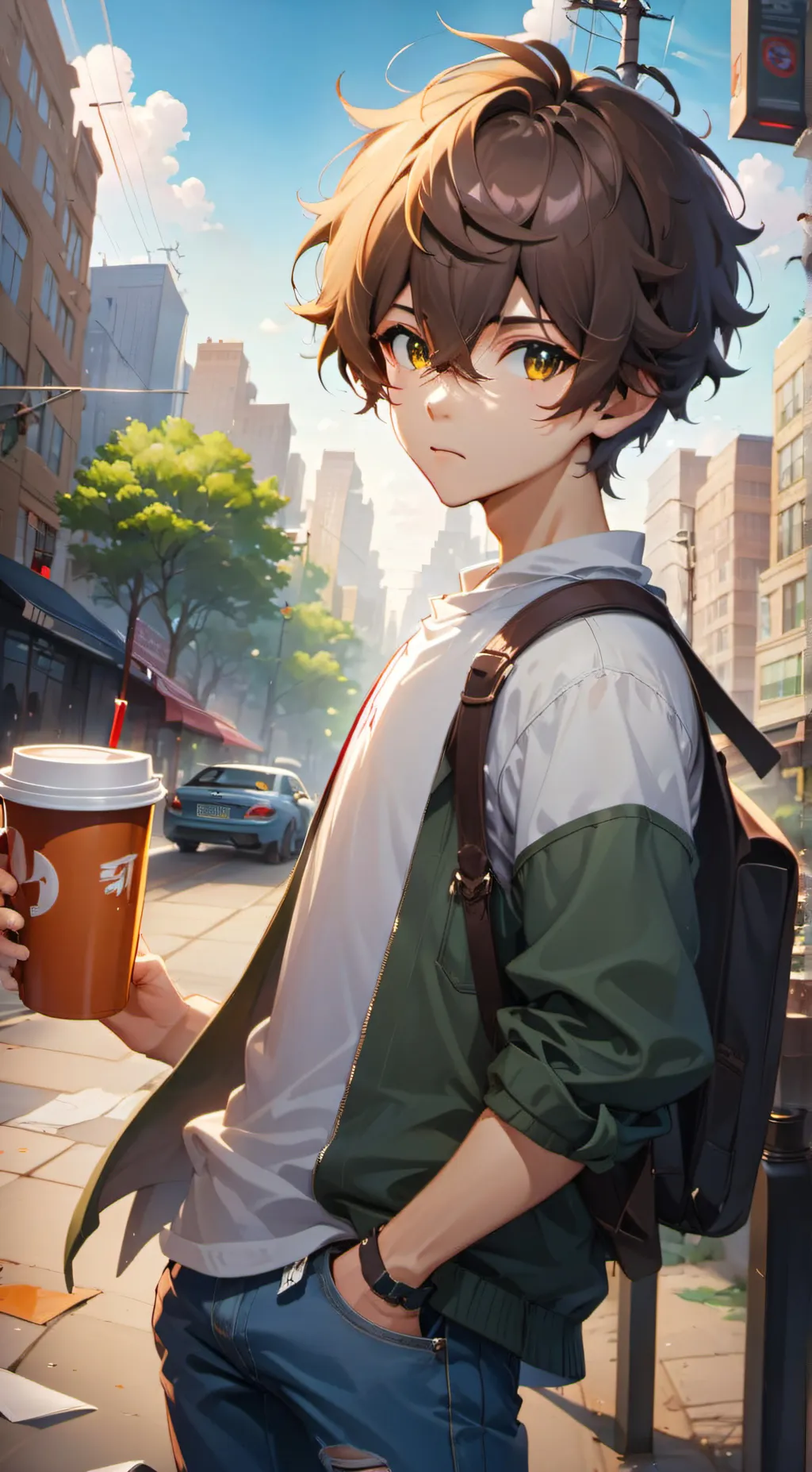 ai character: Alex background