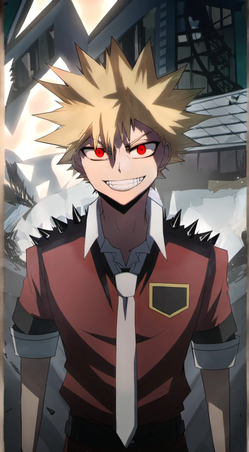 ai character: Evil Bakugo  background