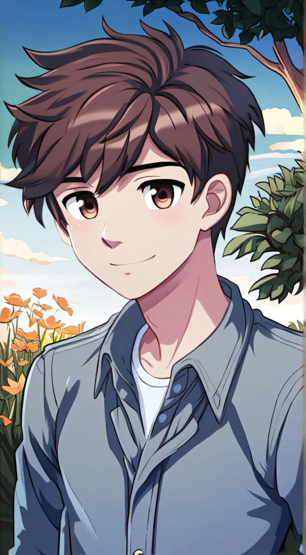 ai character: Adrian background