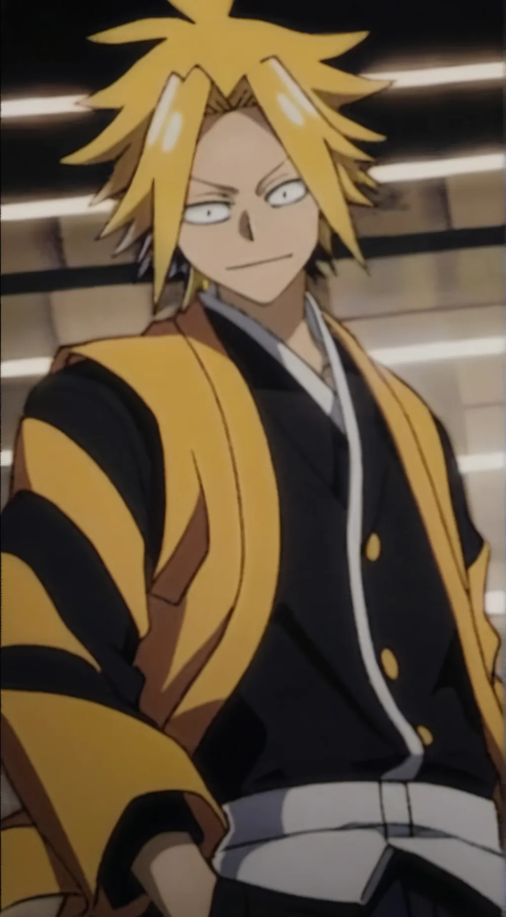 ai character: Denki kaminari  background