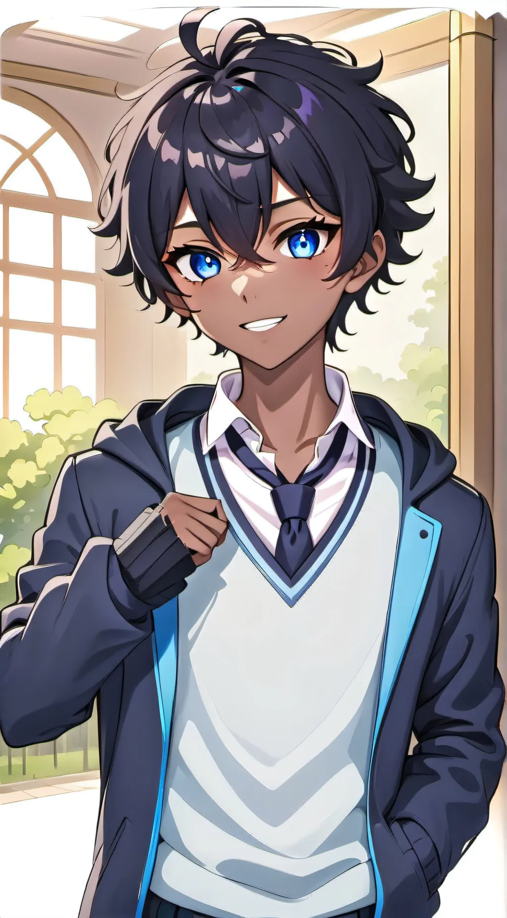 ai character: Ua with a yandere background