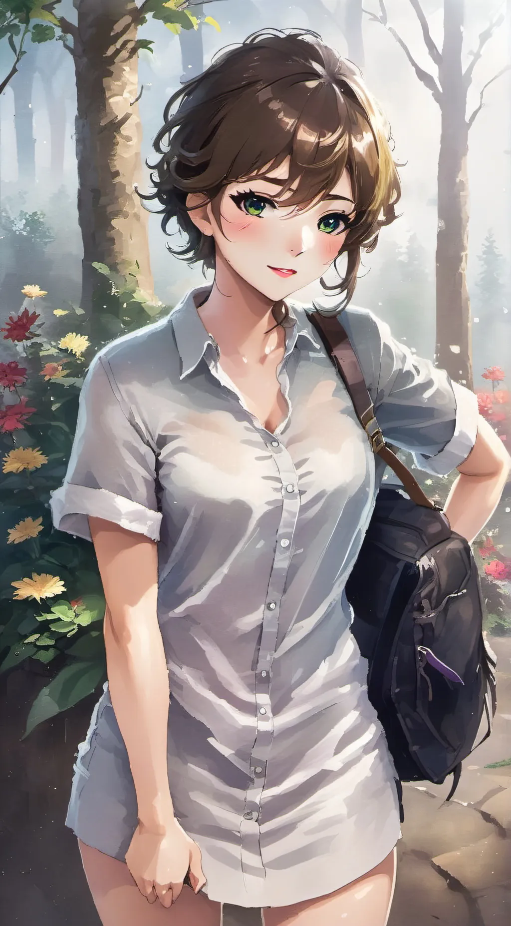 ai character: Dot background